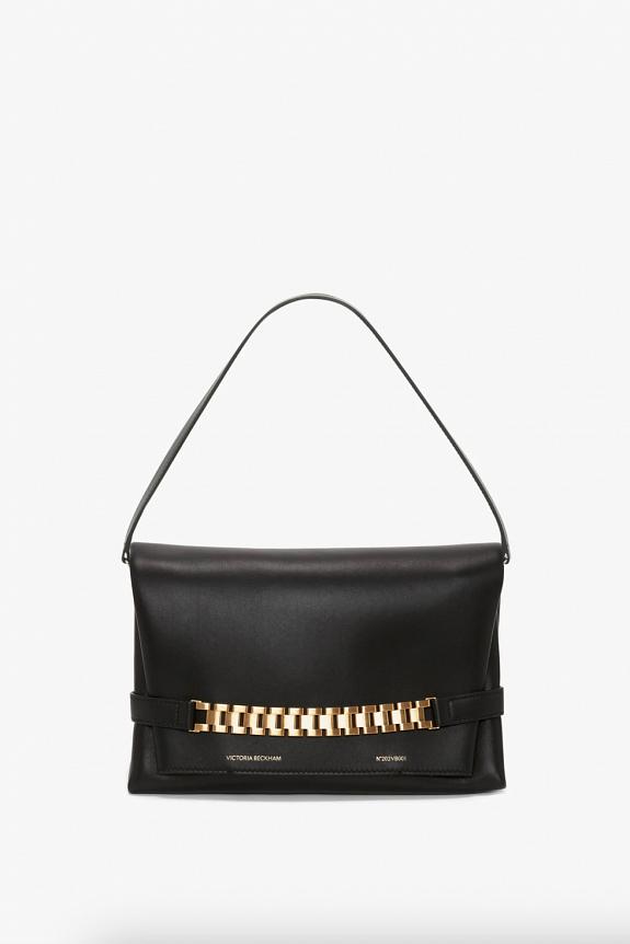 Victoria Beckham Chain Pouch With Strap Black